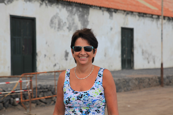 Gina Mom bij Agulo op la Gomera